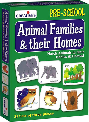 Creatives - Pre-School (Animal Families & Their Homes)