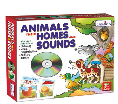 Creatives - Animals, their homes, and sounds (with CD)