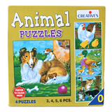 Creatives - 4 Animal Puzzles (Part 1 - 6)