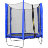 PLAYFREE - 8ft 2.44m Trampoline With Steel Frame Enclosure