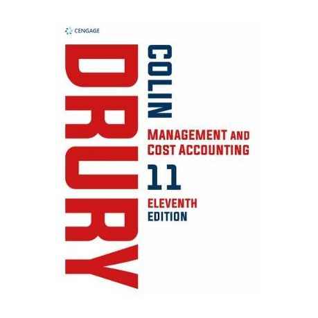 DRURY:Management and Cost Accounting