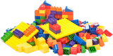 Bricks Plastic Building Blocks With Baseboard (72 Piece)