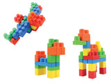 SUNTA - Building Blocks Round Edges & Stickers (62 Pieces)
