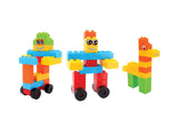 SUNTA - Plastic Building Blocks Set - 108 Piece In Carry Case