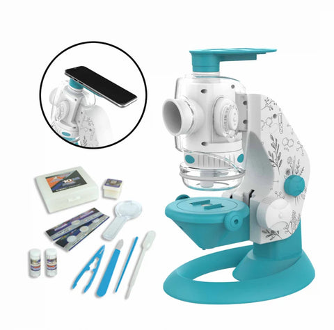 Microscope Projector Machine Smart Microscope with 3-Way Projector – Smartphone Connectable – Elex ...