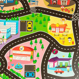 SUNTA Large City Map Playmat 2000 X 1200 X 3mm
