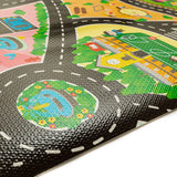 SUNTA Large City Map Playmat 2000 X 1200 X 3mm