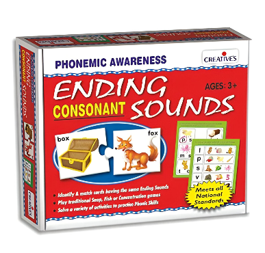Creatives - Ending Consonant Sounds - Learn To Read