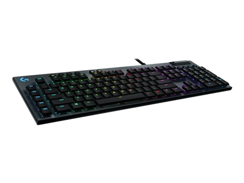 Logitech® G815 LIGHTSYNC RGB Mechanical Gaming Keyboard – GL Clicky - CARBON - CLICKY SWITCH