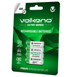 Volkano Extra series Rechargeable Batteries AAA pack of 4