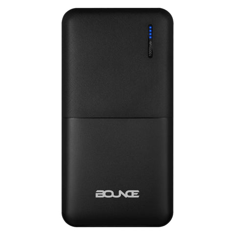 Bounce Juiced Series 10,000 mAh Powerbank - Black