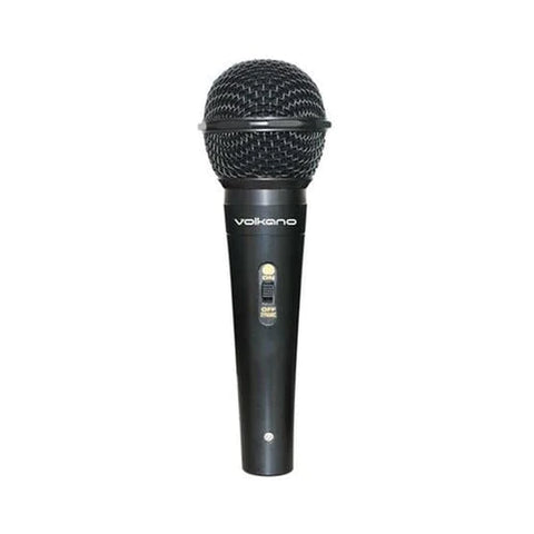 Volkano Ace series metal wired dynamic vocal microphone – black