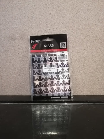 STARS SILVER – (168 PER PKT)