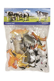 Assorted Farm Animals in a Set 8 pieces