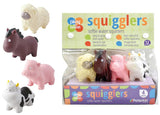 Farm Animals Bath Toy Water Squirters Set (4 Pieces)
