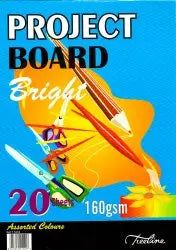 A4 Bright Project board 20 Sheets Assorted