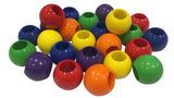 Jumbo Lacing Beads and Laces (240 beads, 4 laces) 28mm