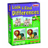 Smart - Look And Find Differences (Spot the difference on 17 sets of picture cards)