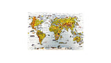 Creatives - My World - Jigsaw Map Puzzle, World Atlas And Activity Book