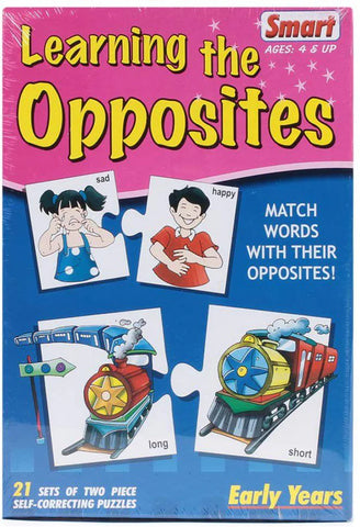 Smart - Learning the Opposites (Match 21 Sets of 2pc Self-Correcting Puzzles)