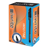 Iwrite clear clour barrel pen fine point