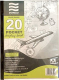 DONAU DISPLAY BOOK A4 20 POCKET C/COVER