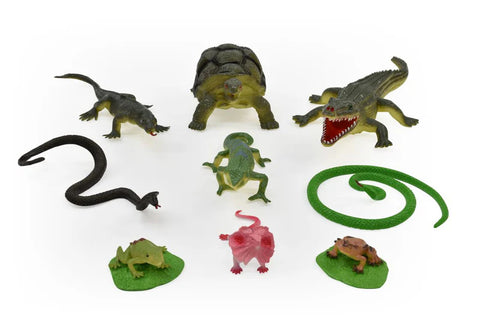 Assorted Reptiles in a Set 9 pieces