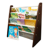 Book Rack Storage Organizer with Wooden Frame