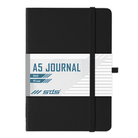 SDS A5 192 Page Lined Journal Hard Cover with Elastic Closure