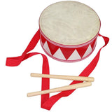 8" Marching Drum - Red & White