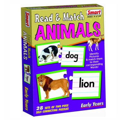 Smart- Read & Match Animals