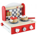 Viga Wooden Toy Kitchen Foldable Cooker- With ASMR (Sounds)