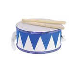 8" Marching Drum - Red & White