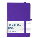 SDS A5 192 Page Lined Journal Hard Cover with Elastic Closure