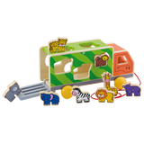 Viga - Pull Along Animal Shape Sorting Truck