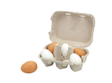 Viga Wooden Eggs In An Egg Carton Play Food