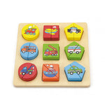 Viga Wooden Cars Shapes
