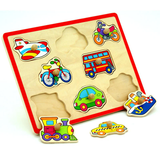 Viga Animal Peg Puzzle 8Pc