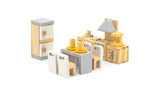 Viga Doll House Furniture Kitchen And Dining Room Playset
