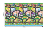 SUNTA Large City Map Playmat 2000 X 1200 X 3mm