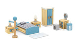 Viga Dollhouse House Furniture Main Bedroom Play Set