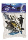Assorted Sea Creatures in a Set 8 pieces