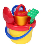 Beach And Garden Bucket And Tools Playset (6 Pieces)