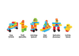 SUNTA - Plastic Building Blocks Set - 108 Piece In Carry Case