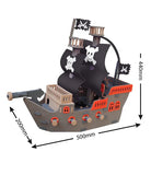 SUNTA - Pirate Ship Playset DIY EVA Foam With Accessories