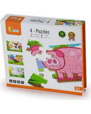 Viga Wooden Farm 4 Puzzle Box