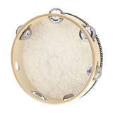 8" 20cm Classic Wooden Tambourine Music Instrument - Each