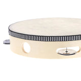 8" 20cm Classic Wooden Tambourine Music Instrument - Each