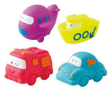 Transport Bath Toys (Set of 4)