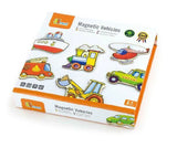 Viga Magnetic Wooden Cars 20pc